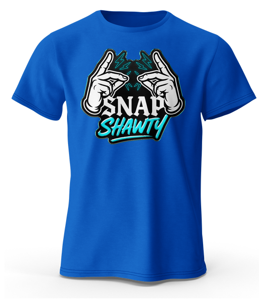 Snap Shawty Signature blue Tee - sea blue Logo Edition