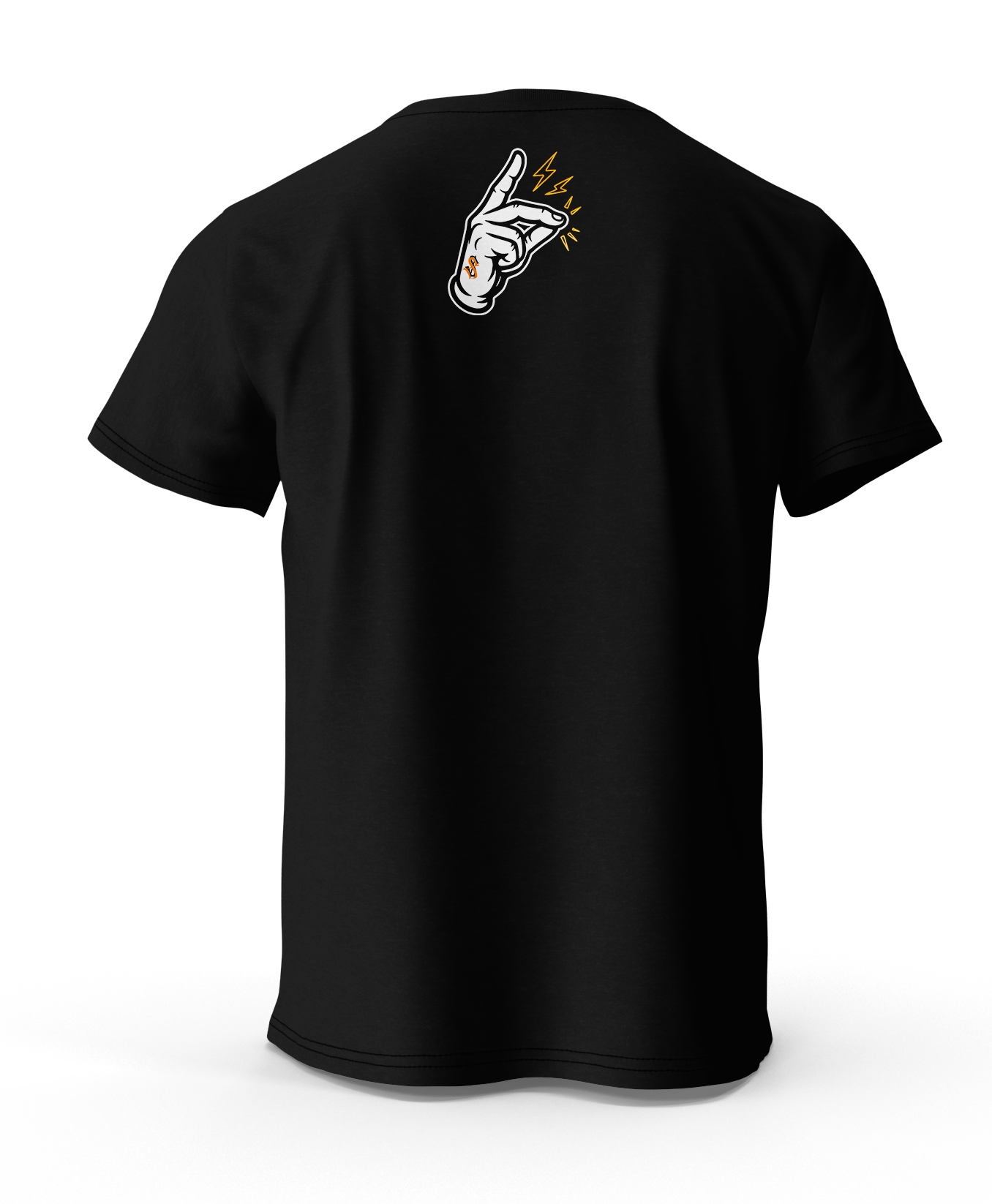 Snap Shawty Signature Black Tee - orange Logo Edition