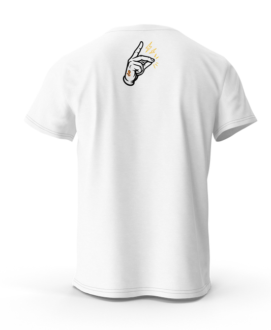 Snap Shawty Signature white Tee - Orange Logo Edition