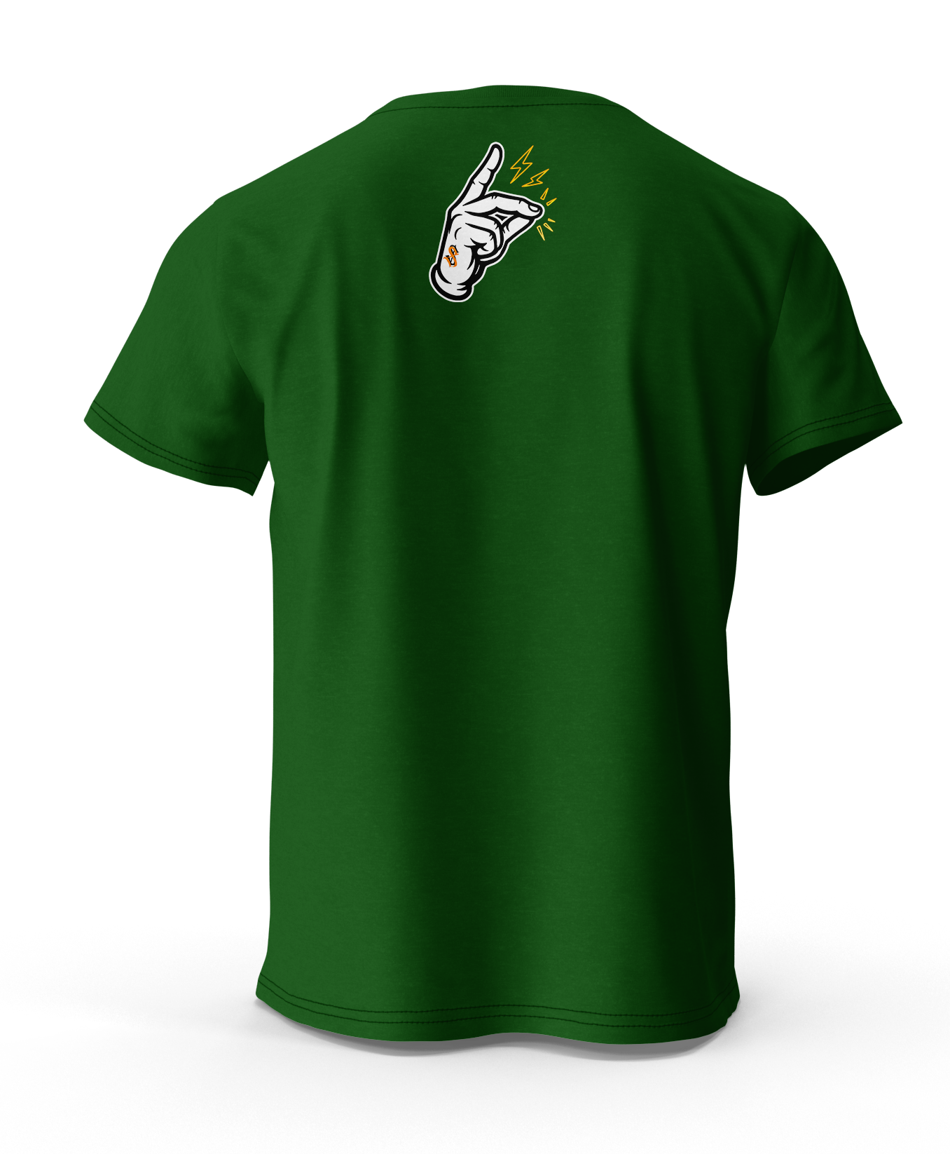Snap Shawty Signature greeen Tee - Orange Logo Edition