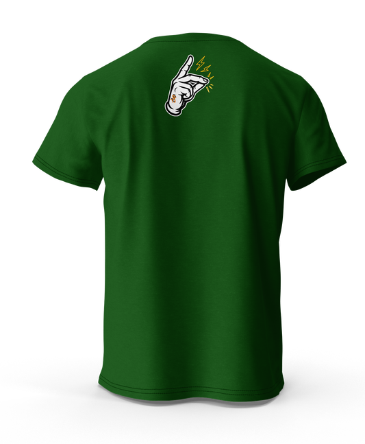 Snap Shawty Signature greeen Tee - Orange Logo Edition